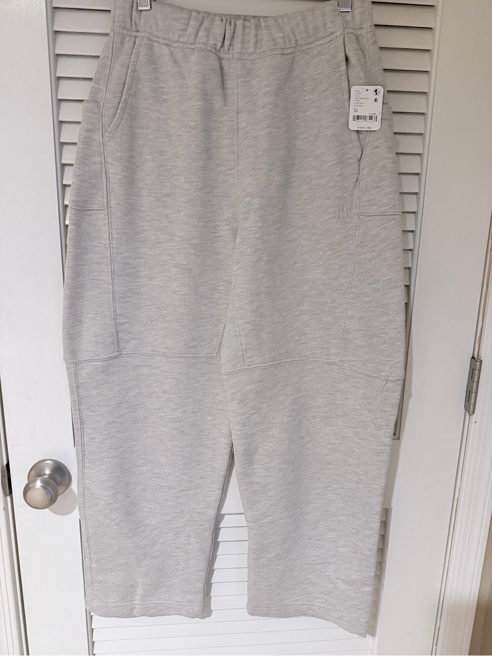 Free people women's sweatpants in grey
